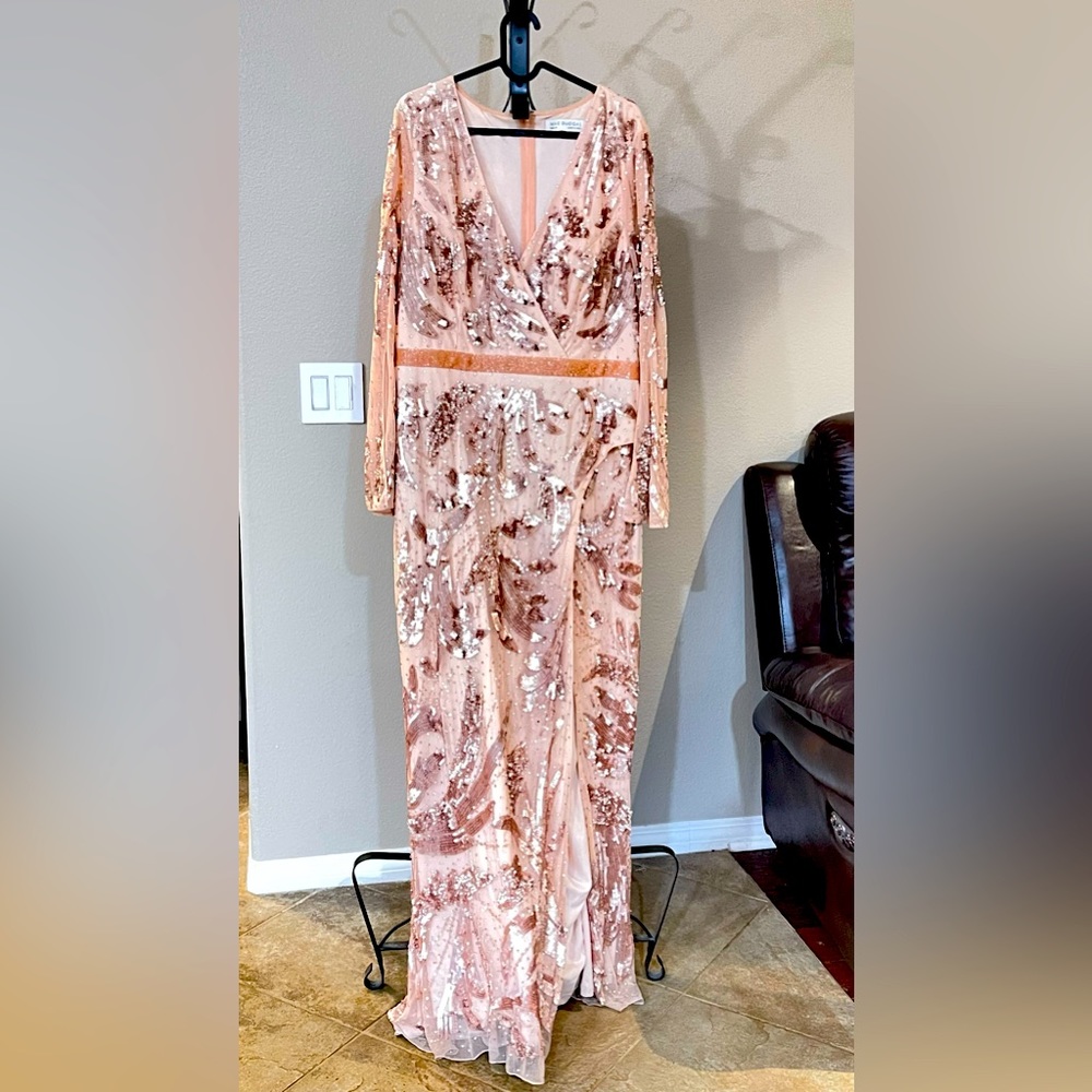 Sequins long gown